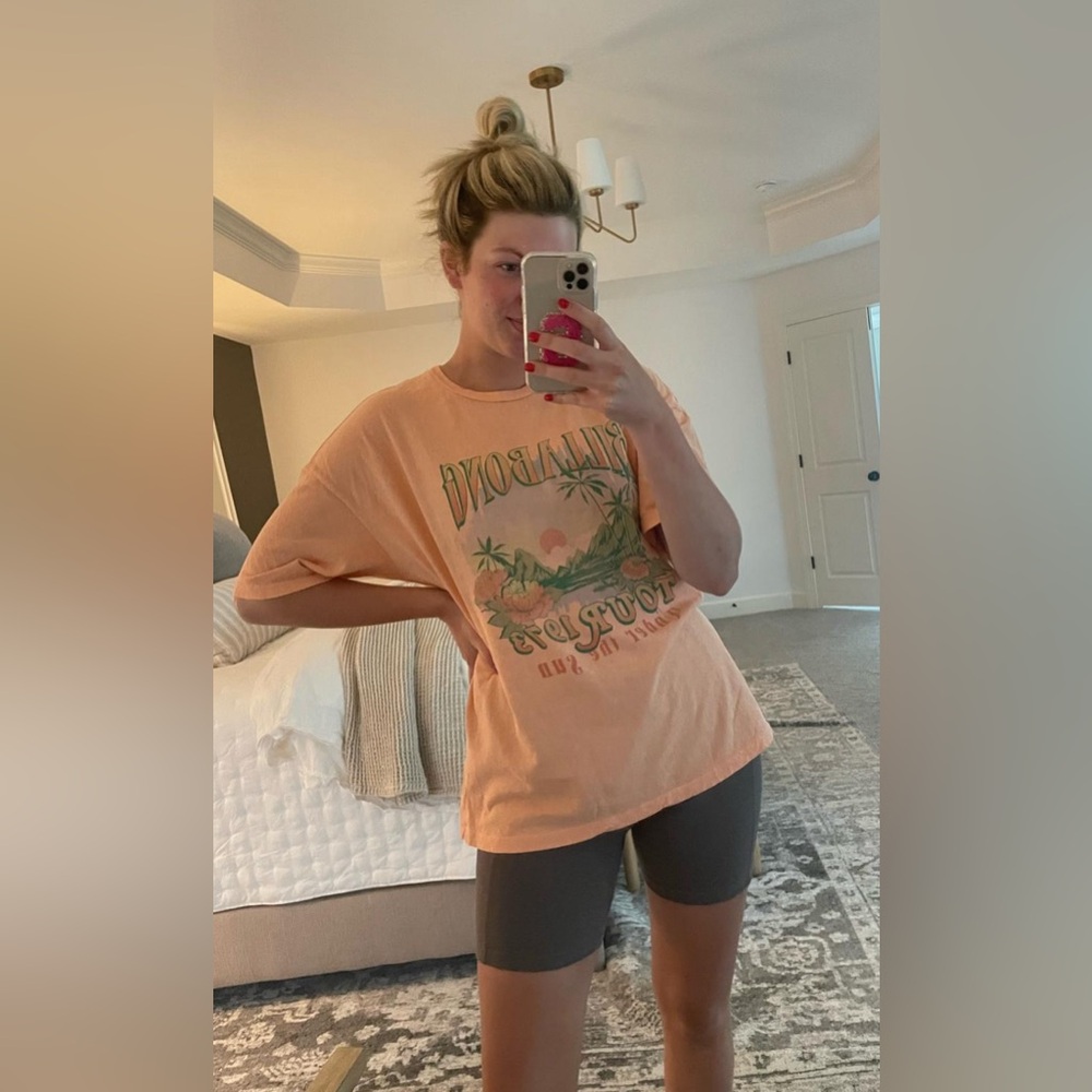 Billabong, Orange Graphic Tee